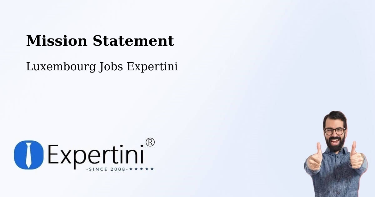 Corporate Mission – Kehlen - Luxembourg Jobs Expertini